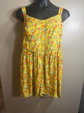 wild fable Yellow Orange Print Women Shorts Romper